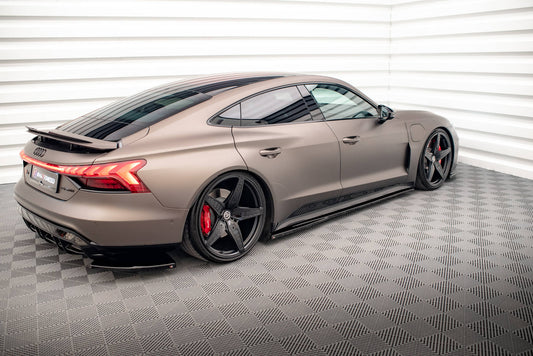 Seitenschweller Ansatz für V.1 für Audi e-Tron GT / RS GT Mk1 schwarz matt