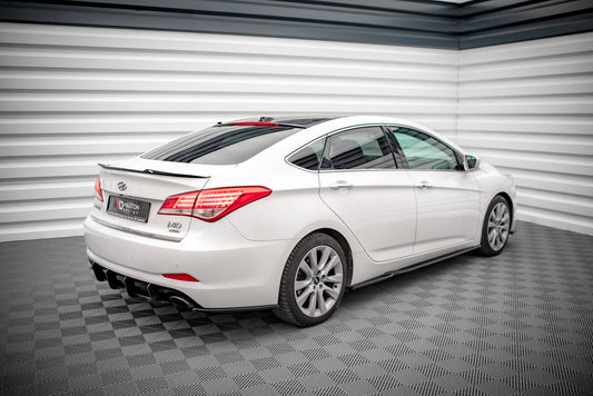 Seitenschweller Ansatz für Hyundai I40 Mk1 schwarz Hochglanz
