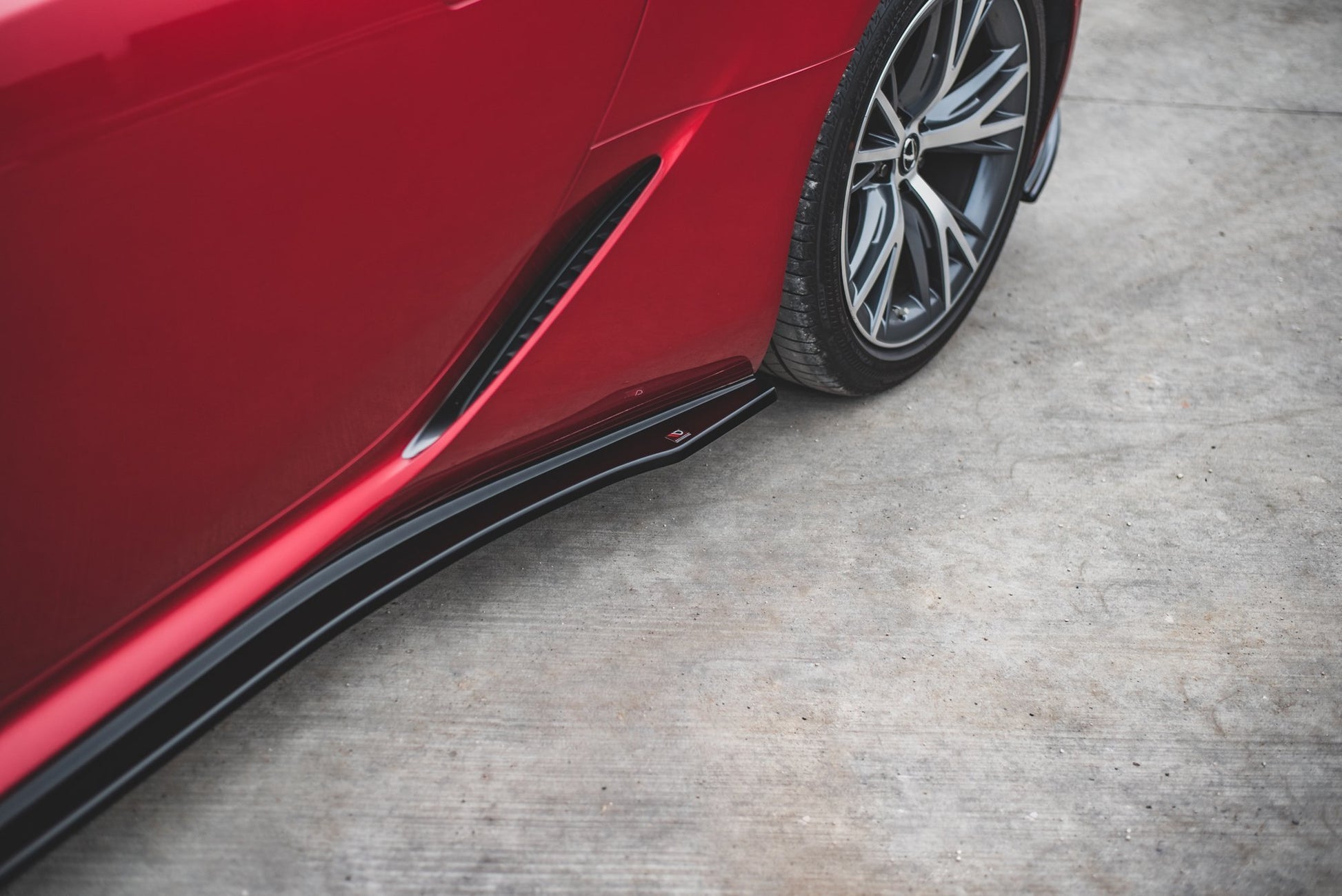 Seitenschweller Ansatz für Lexus LC 500 schwarz matt