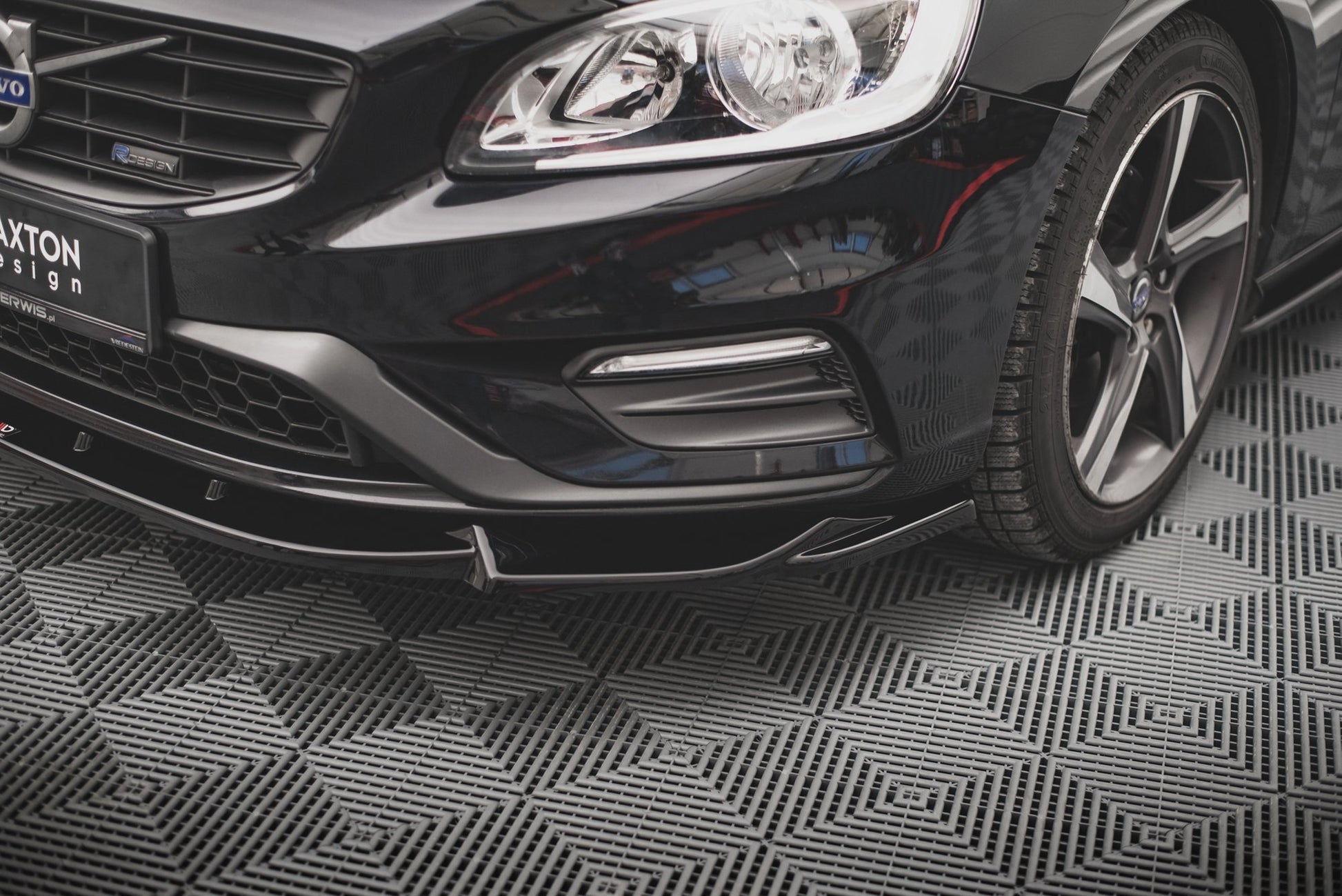 Front Ansatz V.1 für Volvo S60 R-Design Mk2 Carbon Look