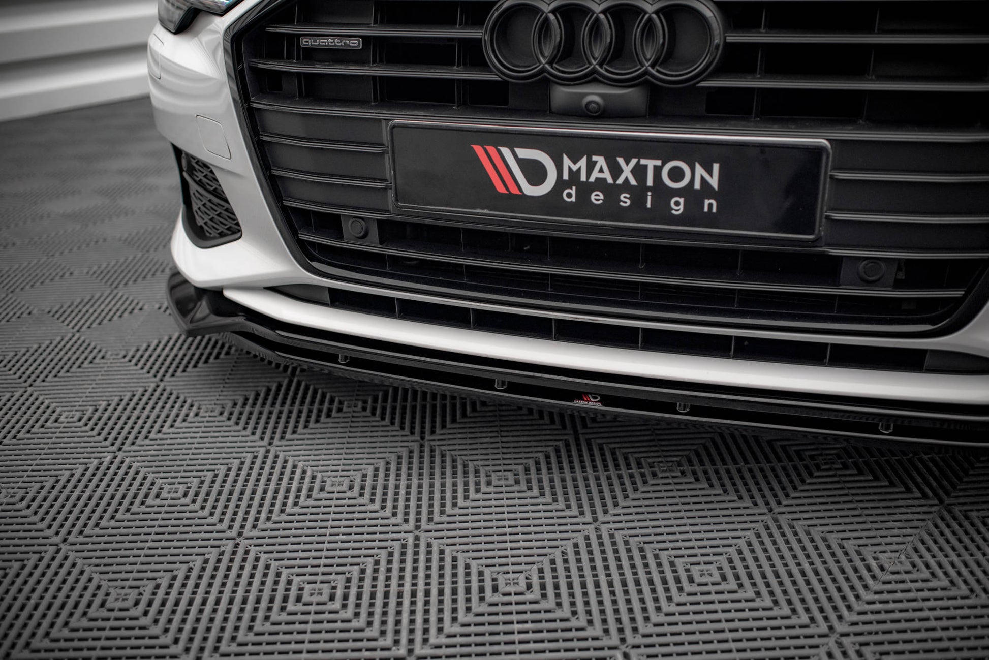 Front Ansatz V.3 für Audi A6 C8 Carbon Look