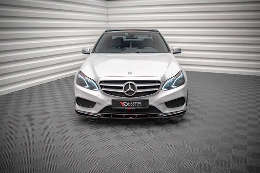 Front Ansatz V.2 für Mercedes-Benz E AMG-Line Limousine W212 Facelift Carbon Look