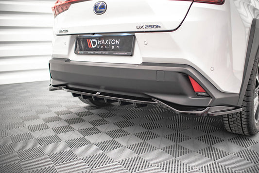Mittlerer Diffusor Heck Ansatz DTM Look für Lexus UX Mk1 schwarz matt