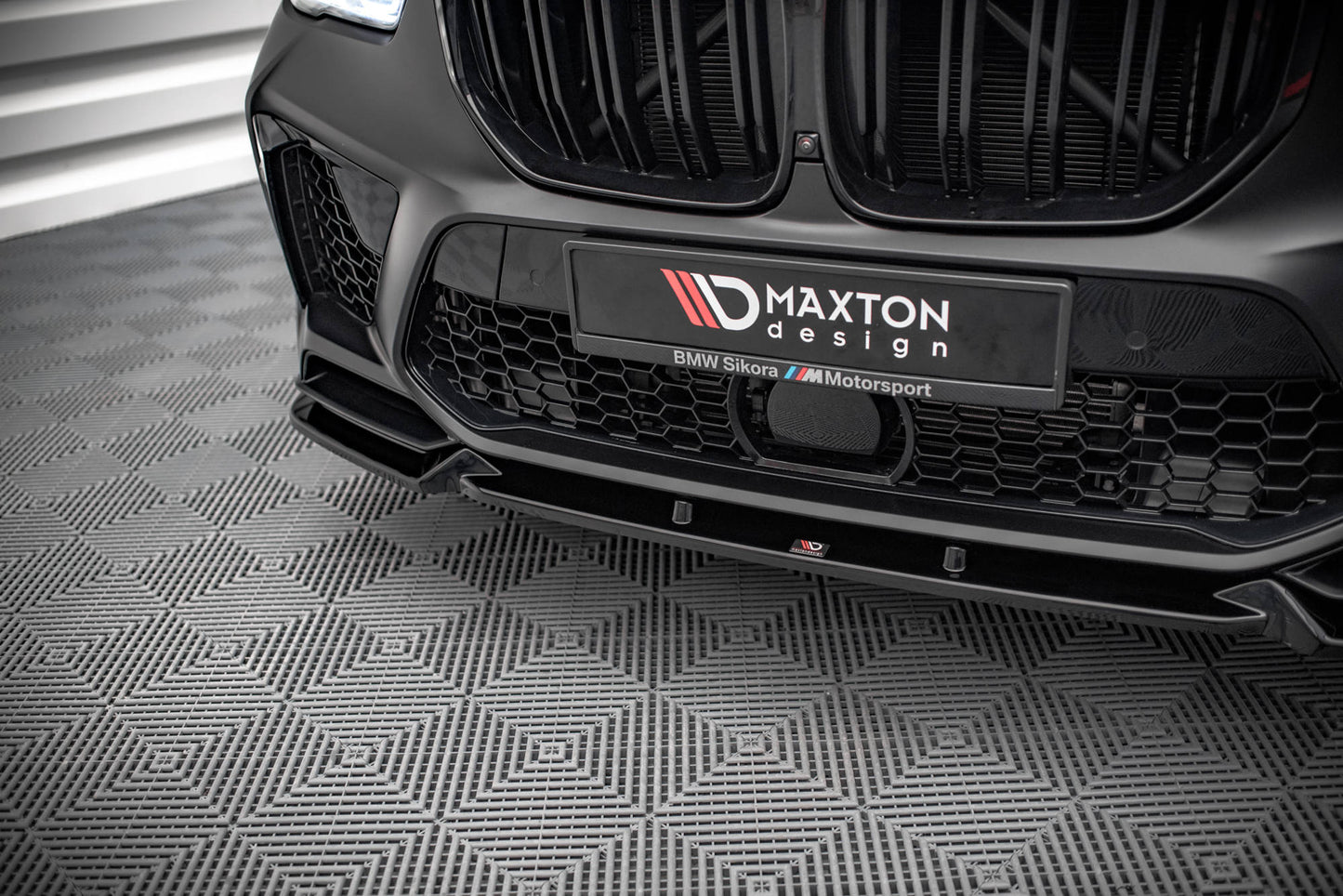 Front Ansatz V.1 für BMW  X5M F95 schwarz matt