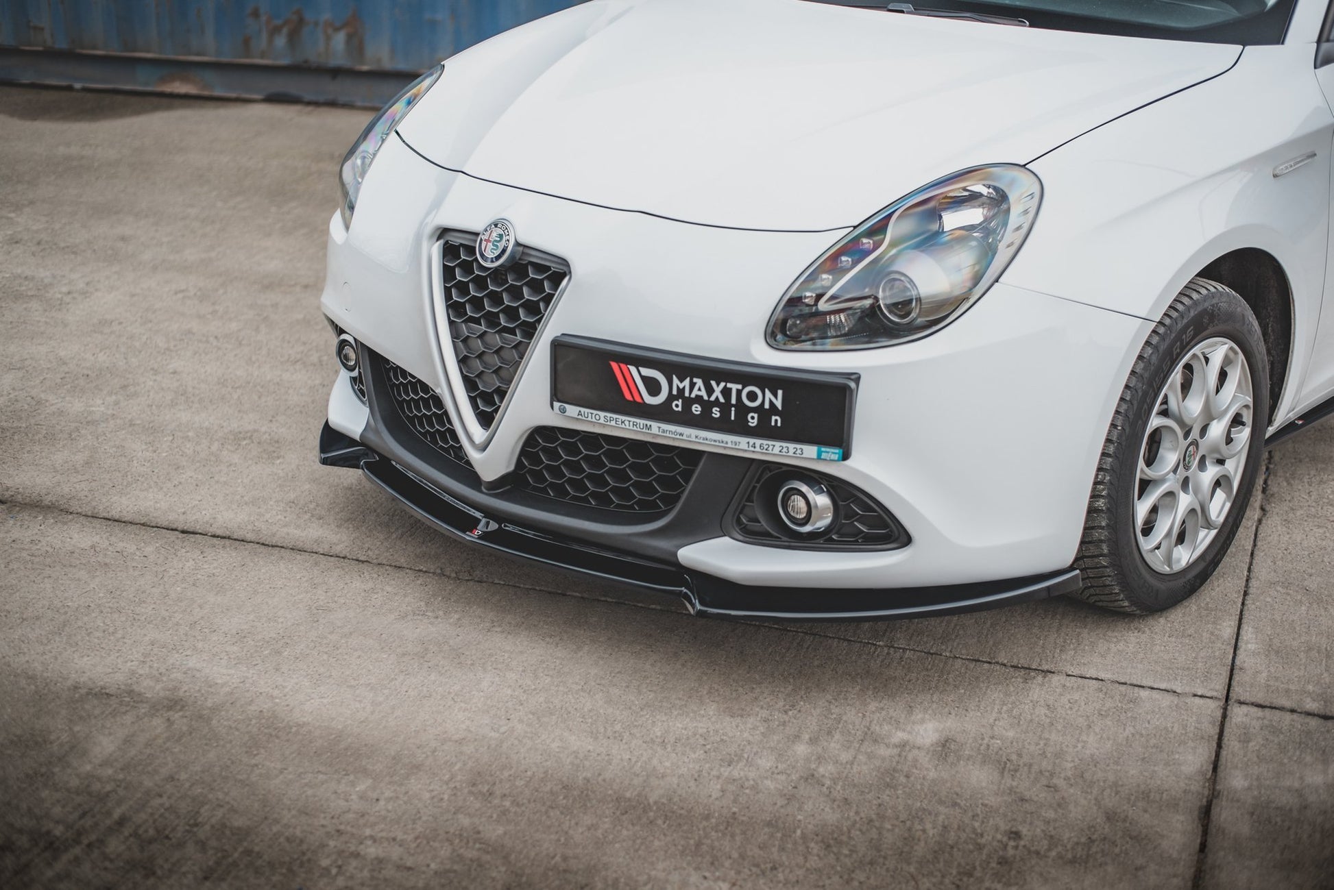 Front Ansatz V.3 für Alfa Romeo Giulietta  Carbon Look