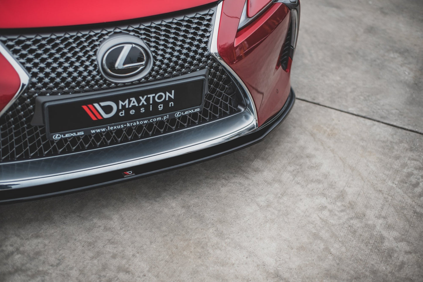 Front Ansatz V.2 für Lexus LC 500 schwarz Hochglanz