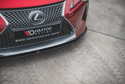 Front Ansatz V.2 für Lexus LC 500 schwarz Hochglanz