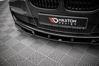 Front Ansatz V.2 für BMW 7 M-Paket F01 schwarz matt
