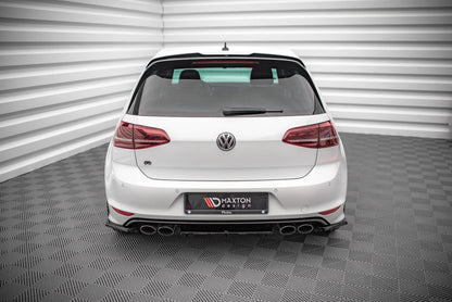 Heck Ansatz Flaps Diffusor V.3 für Volkswagen Golf R Mk7 Carbon Look