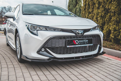 Front Ansatz V.2 für Toyota Corolla XII Touring Sports/ Hatchback schwarz matt