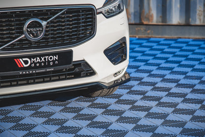 Front Ansatz V.1 für Volvo XC60 Mk2 R-Design schwarz matt