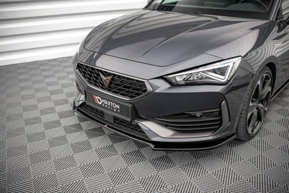 Front Ansatz V.2 für Cupra Leon schwarz Hochglanz