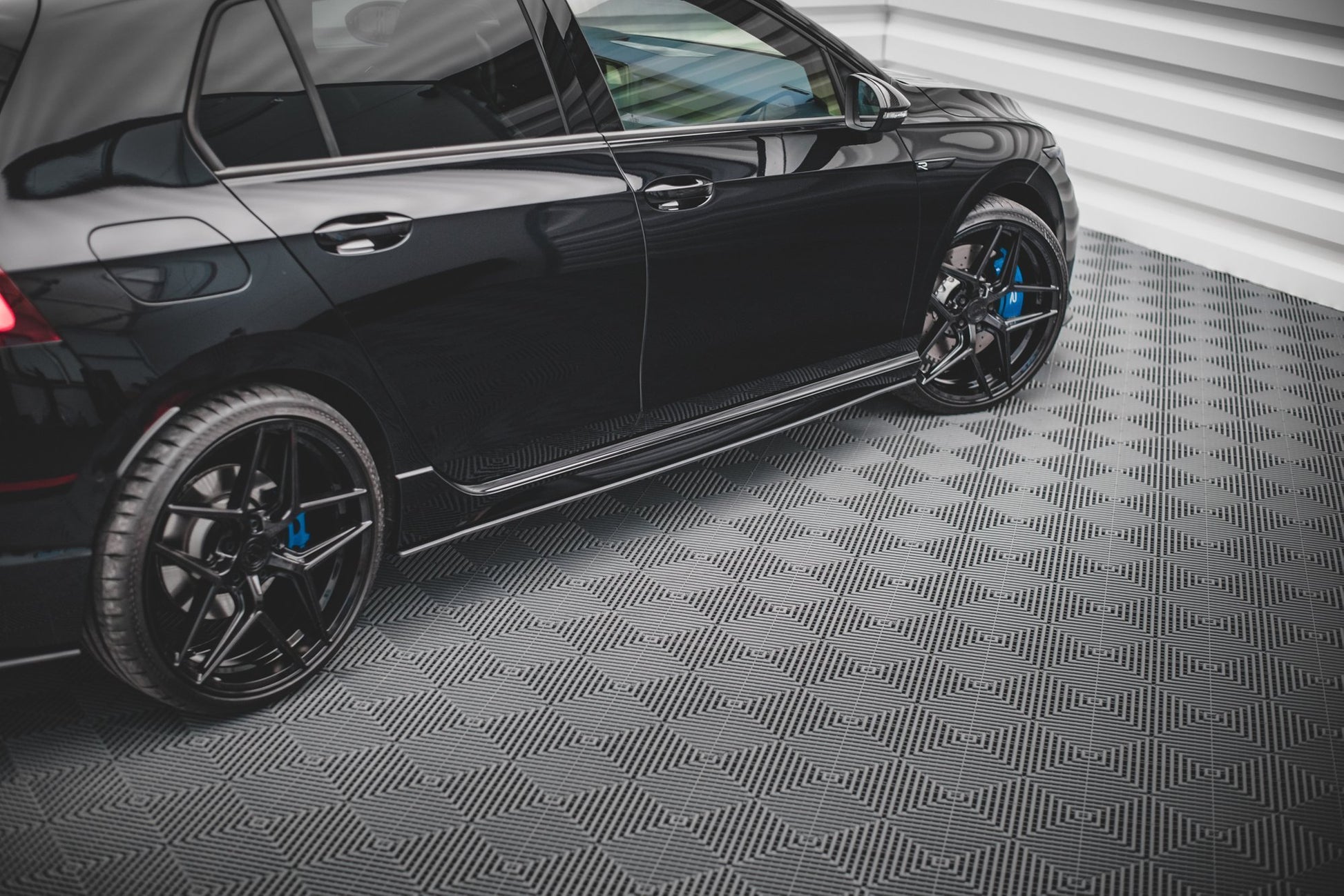 Street Pro Seitenschweller Ansatz für Volkswagen Golf R Mk8
