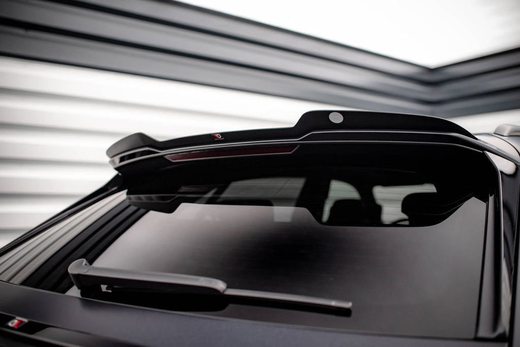 Höher Spoiler CAP für Audi RSQ8 Mk1 schwarz Hochglanz