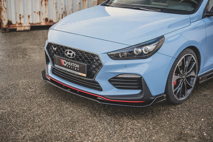 Front Ansatz V.3 für Hyundai I30 N Mk3 Hatchback/ Fastback schwarz Hochglanz