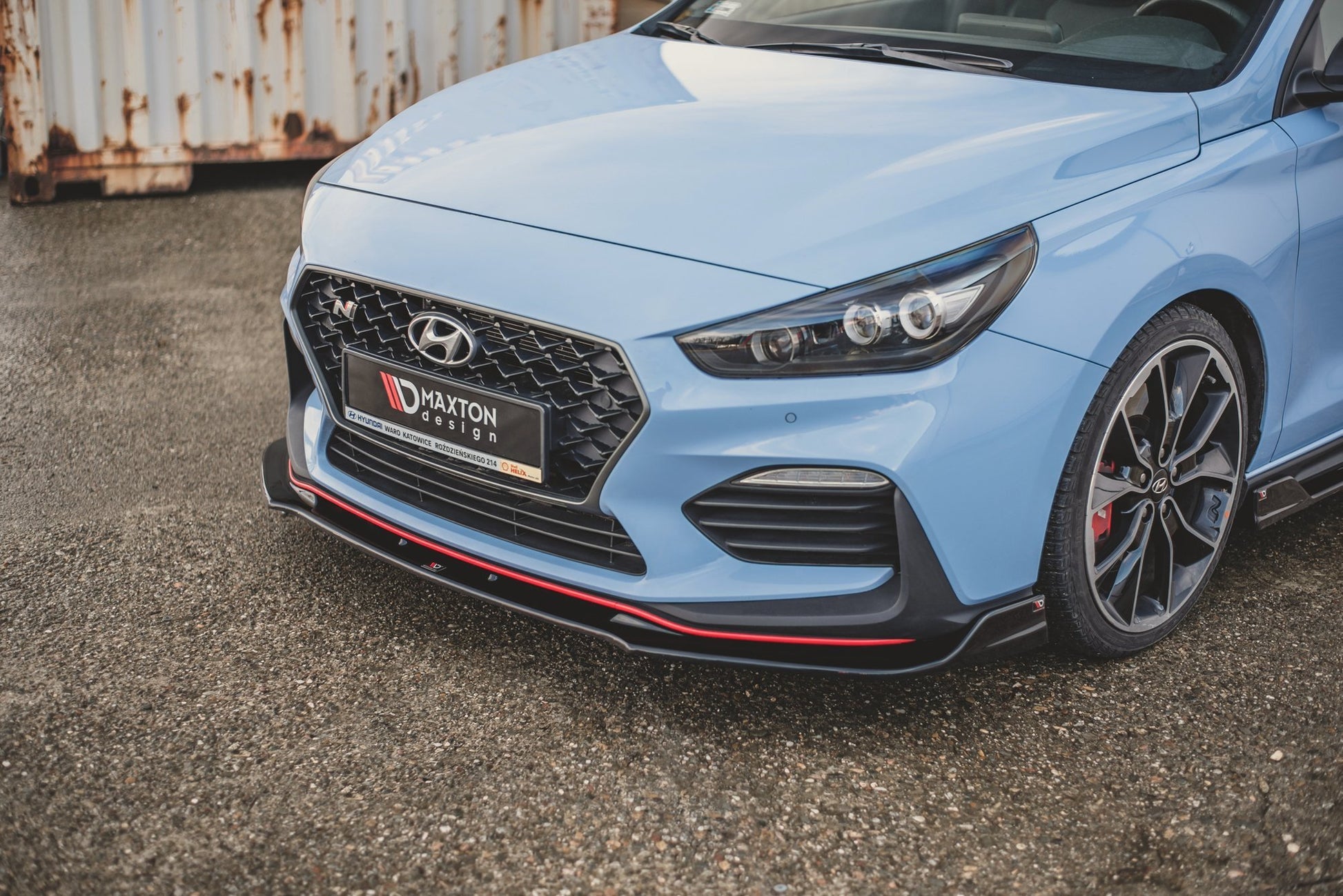 Front Ansatz V.3 für Hyundai I30 N Mk3 Hatchback/ Fastback Carbon Look
