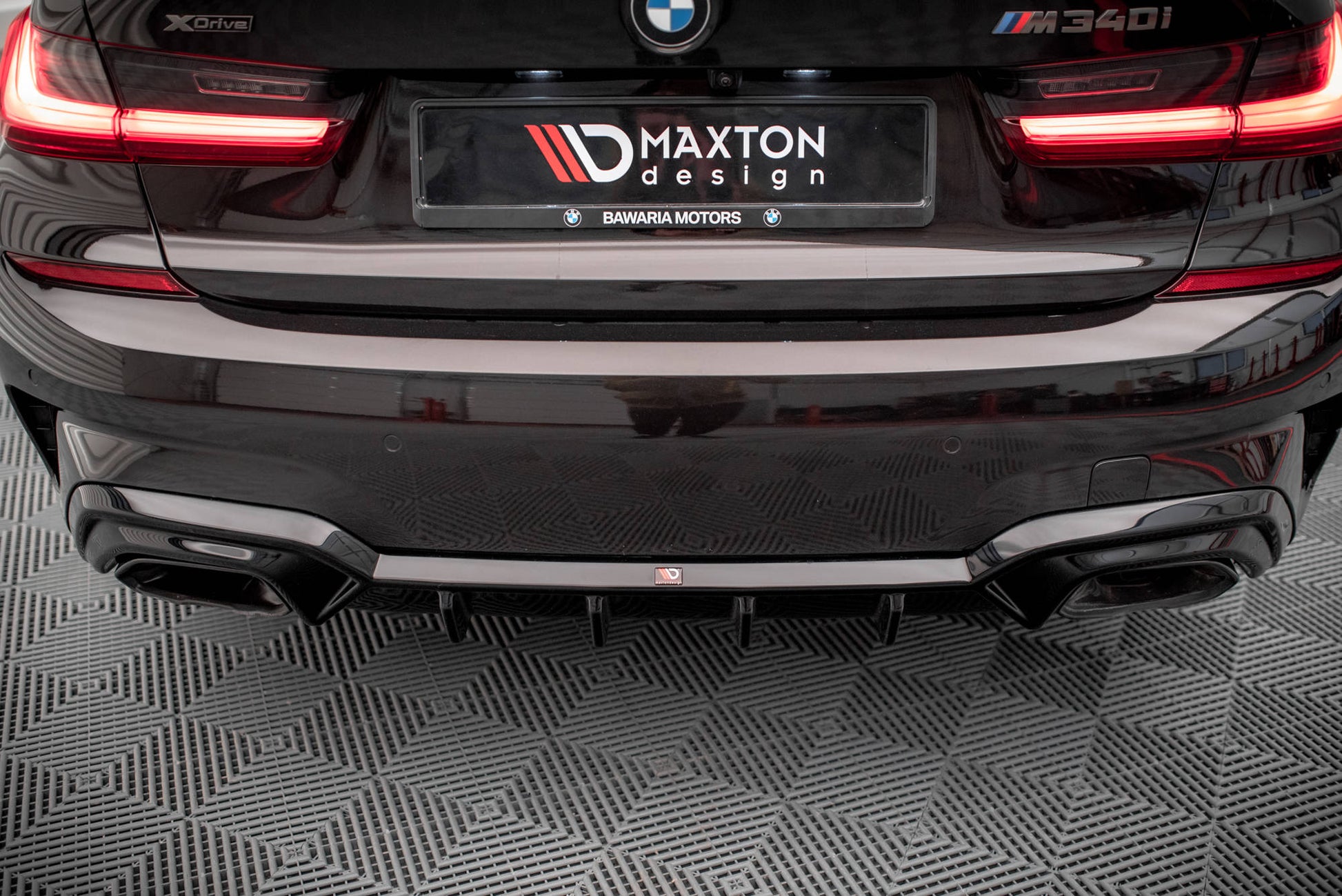 Diffusor Heck Ansatz für BMW M340i G20 / G21