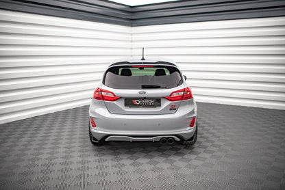 Heck Ansatz Flaps Diffusor V.1 für Ford Fiesta ST Mk8 Carbon Look