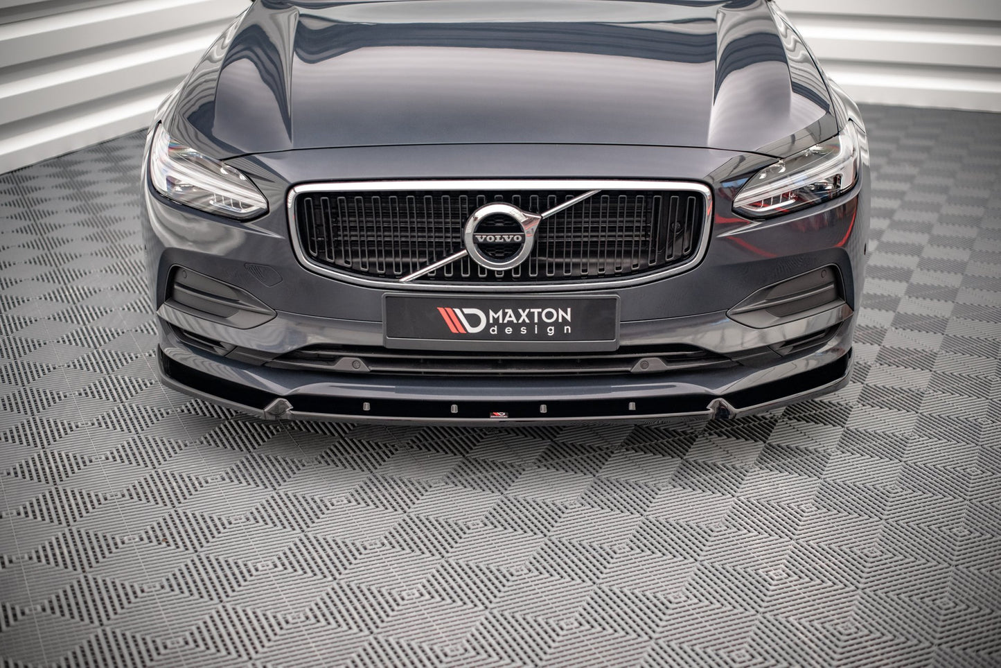 Front Ansatz V.2 für Volvo V90 Mk2 Carbon Look