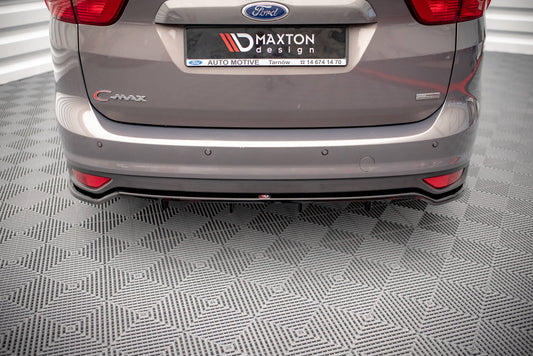 Mittlerer Diffusor Heck Ansatz DTM Look für Ford C-Max Mk2 Carbon Look