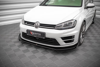 Front Flaps Volkswagen Golf R Mk7 schwarz Hochglanz
