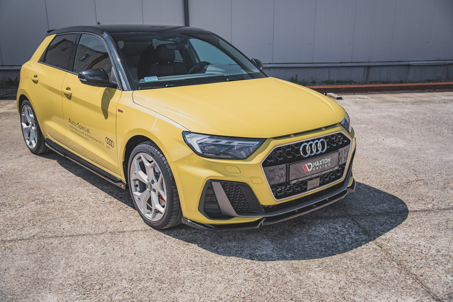 Front Ansatz V.3 für Audi A1 S-Line GB Carbon Look