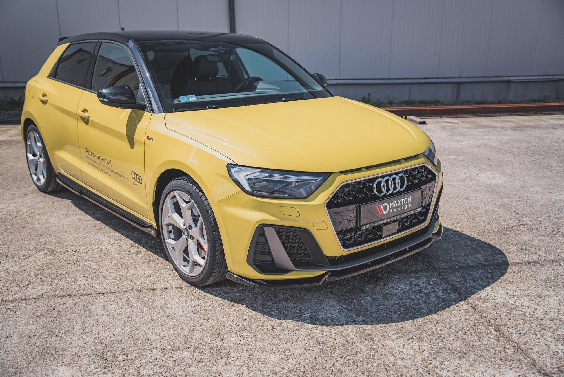 Front Ansatz V.3 für Audi A1 S-Line GB Carbon Look