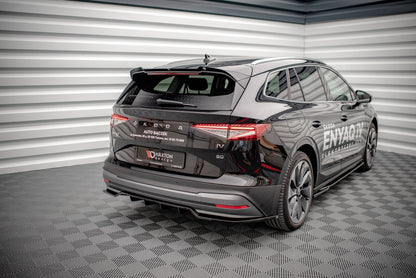 Spoiler CAP für Skoda Enyaq iV schwarz Hochglanz