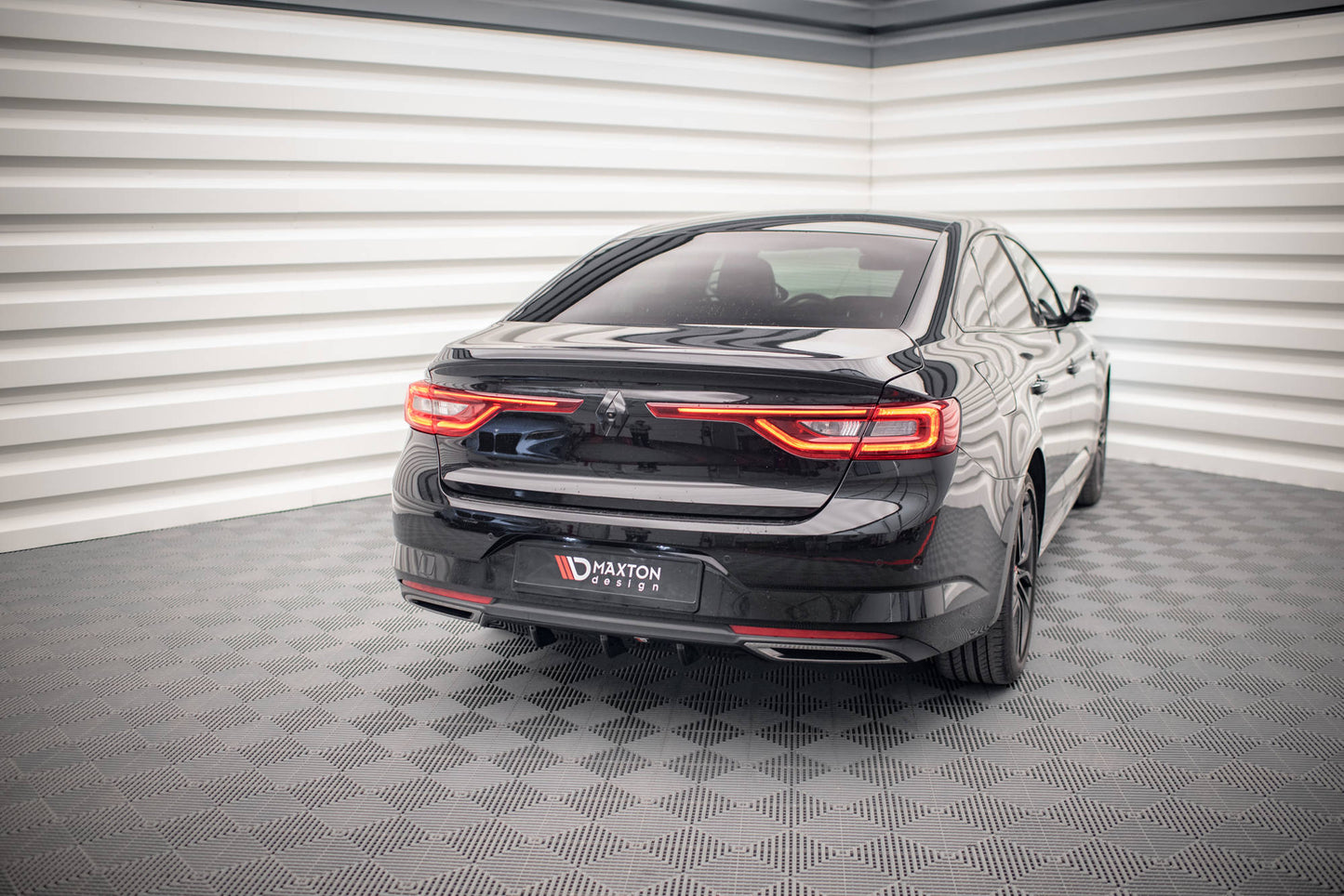 Diffusor Heck Ansatz für Renault Talisman schwarz matt
