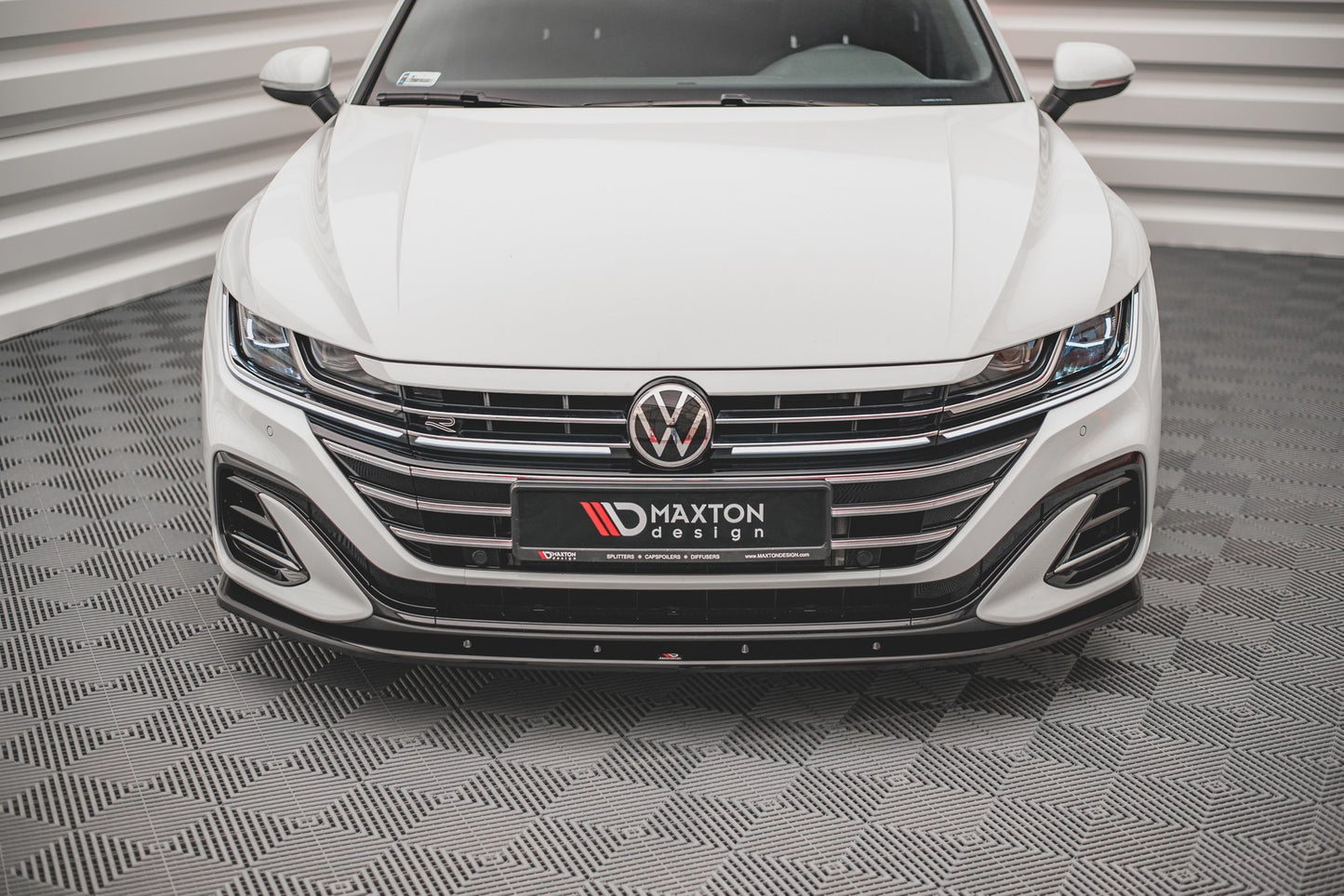 Front Ansatz V.2 für Volkswagen Arteon R-Line Facelift Carbon Look