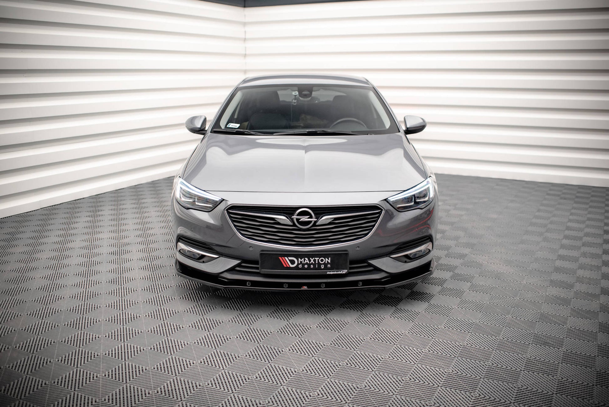 Front Ansatz V.1 für Opel Insignia Mk2 schwarz Hochglanz