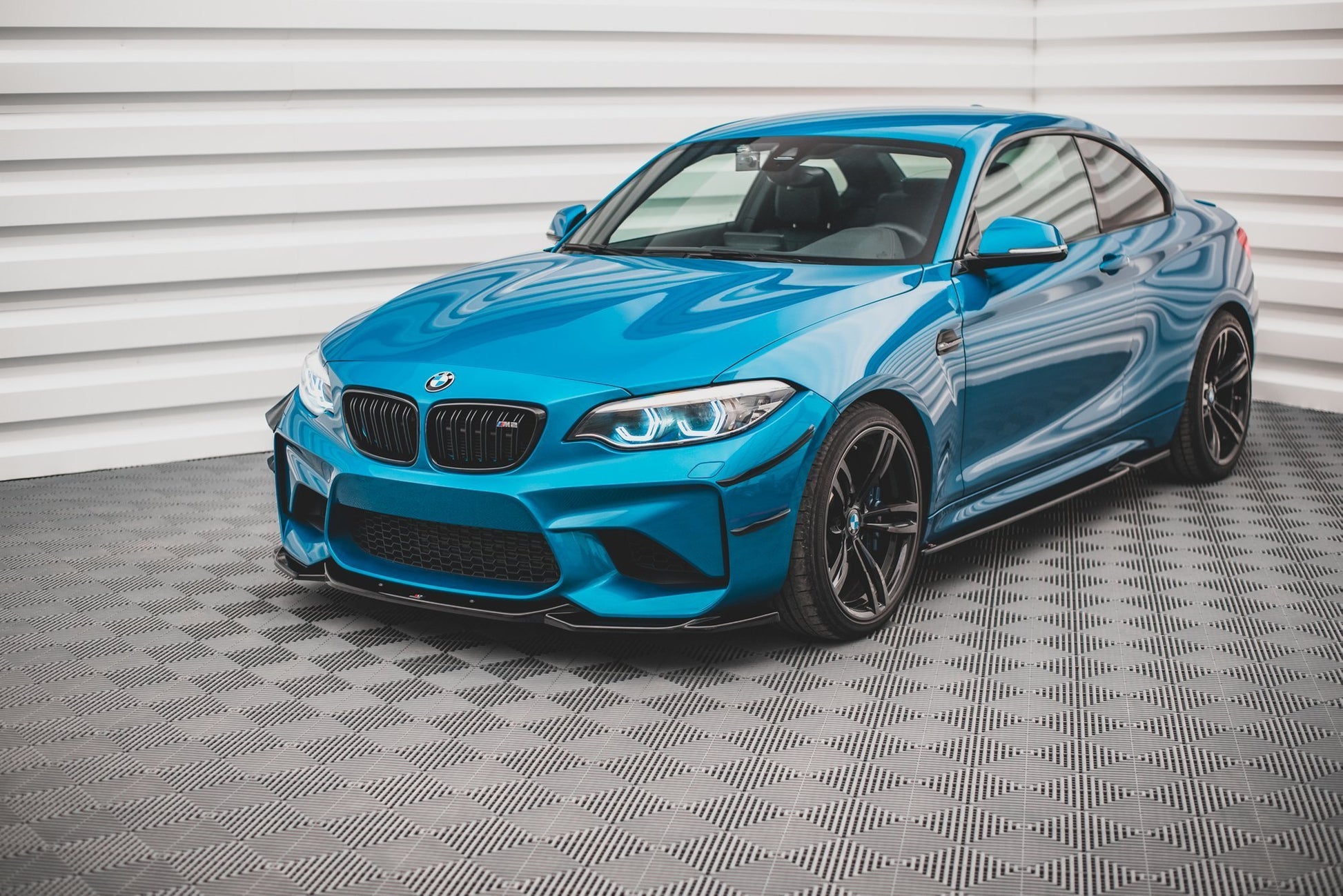Front Ansatz V.3 für BMW M2 F87 schwarz matt
