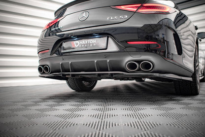 Mittlerer Diffusor Heck Ansatz DTM Look für Mercedes-AMG CLS 53 C257 Carbon Look