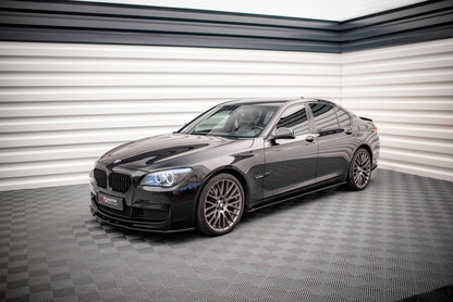 Seitenschweller Ansatz für BMW 7 M-Paket F01 schwarz matt