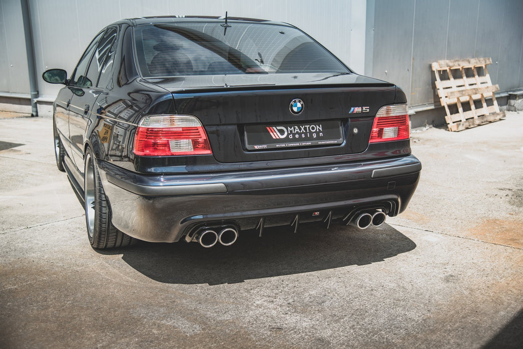 Diffusor Heck Ansatz für BMW M5 E39 schwarz Hochglanz