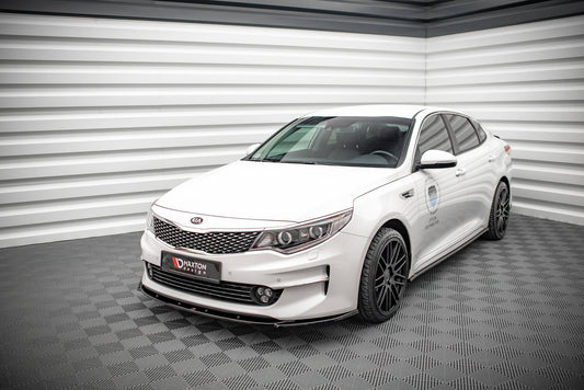 Front Ansatz V.2 für Kia Optima Mk4 schwarz Hochglanz