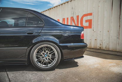 Heck Ansatz Flaps Diffusor für BMW M5 E39 schwarz Hochglanz