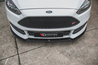 Front Ansatz V.5 für Ford Focus ST Mk3 Facelift Carbon Look