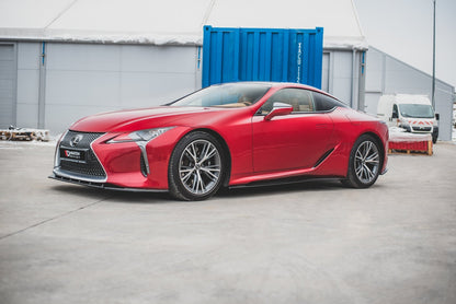 Seitenschweller Ansatz für Lexus LC 500 schwarz Hochglanz