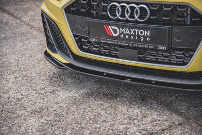 Front Ansatz V.2 für Audi A1 S-Line GB schwarz matt