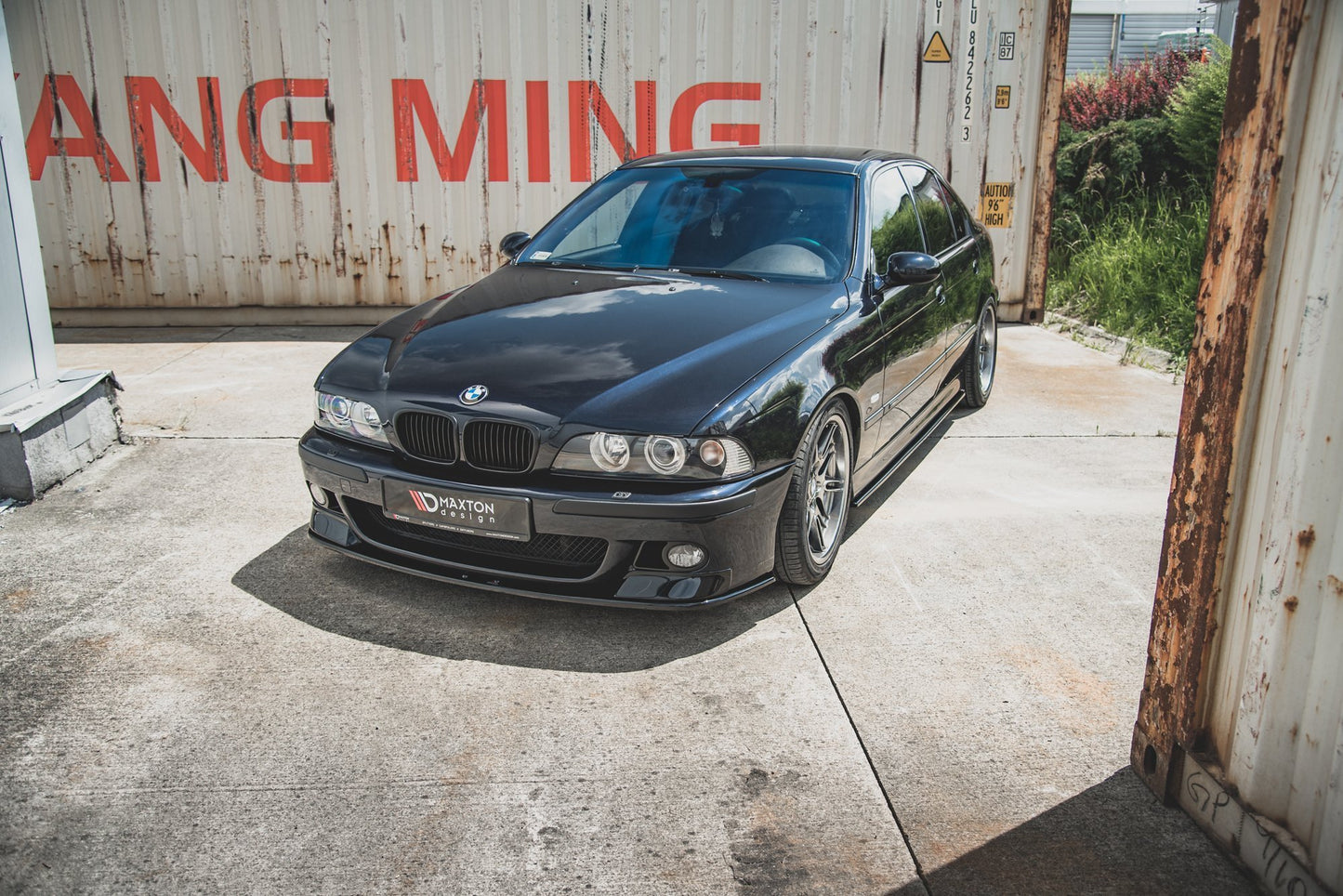 Front Ansatz für Seite + Front Ansatz für  BMW M5 E39 Carbon Look