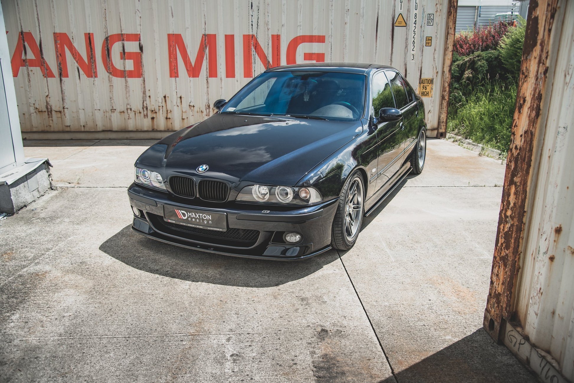 Front Ansatz für Seite + Front Ansatz für  BMW M5 E39 Carbon Look