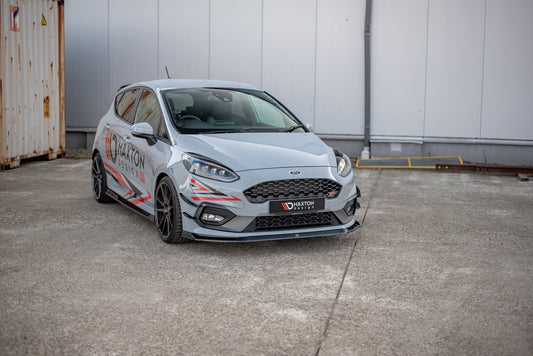 Front Ansatz V.5 für Ford Fiesta Mk8 ST / ST-Line schwarz matt