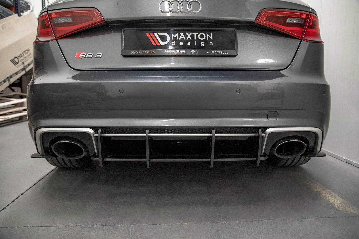 Robuste Racing Heckschürze V.1 für Audi RS3 8V Sportback