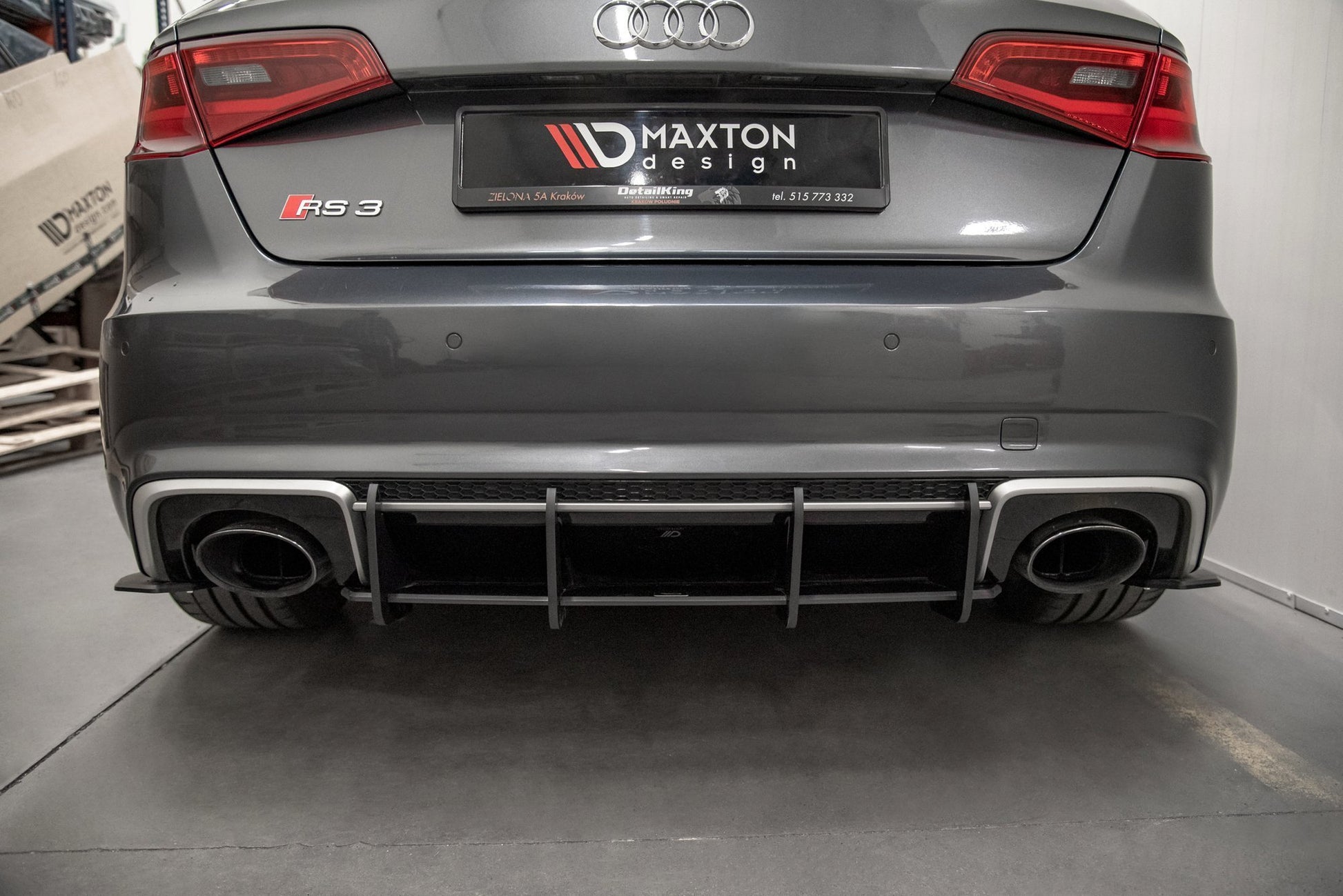Robuste Racing Heckschürze V.1 für Audi RS3 8V Sportback