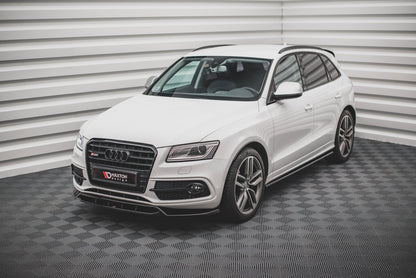 Front Ansatz für Audi SQ5 Mk1 (8R) schwarz matt