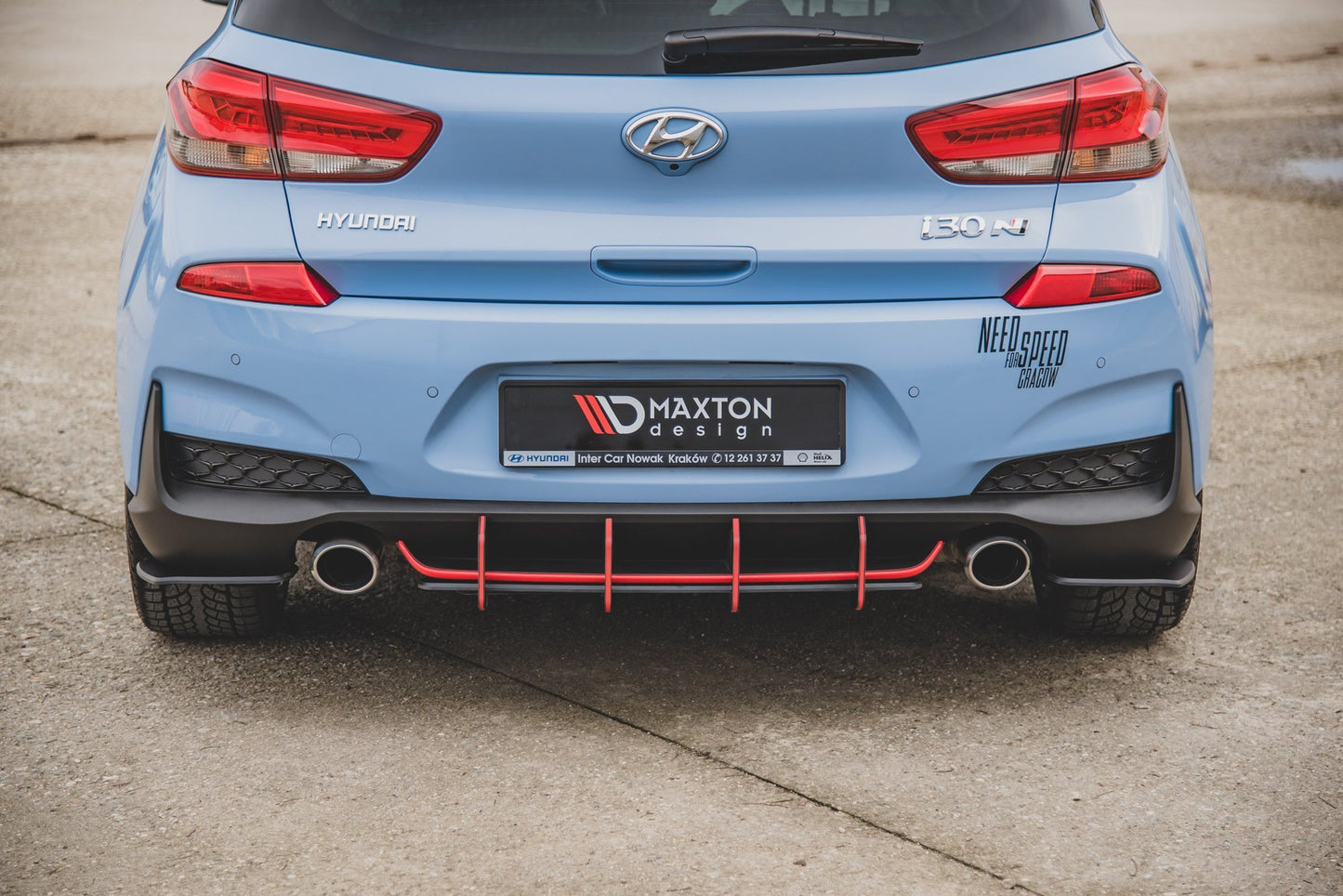 Robuste Racing Heckschürze V.2 für Hyundai I30 N Mk3 Hatchback