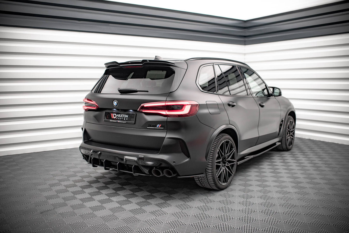 Spoiler CAP für BMW X5M F95 schwarz matt