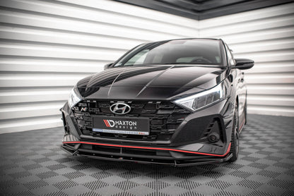 Front Ansatz V.2 für Hyundai I20 N Mk3 schwarz matt