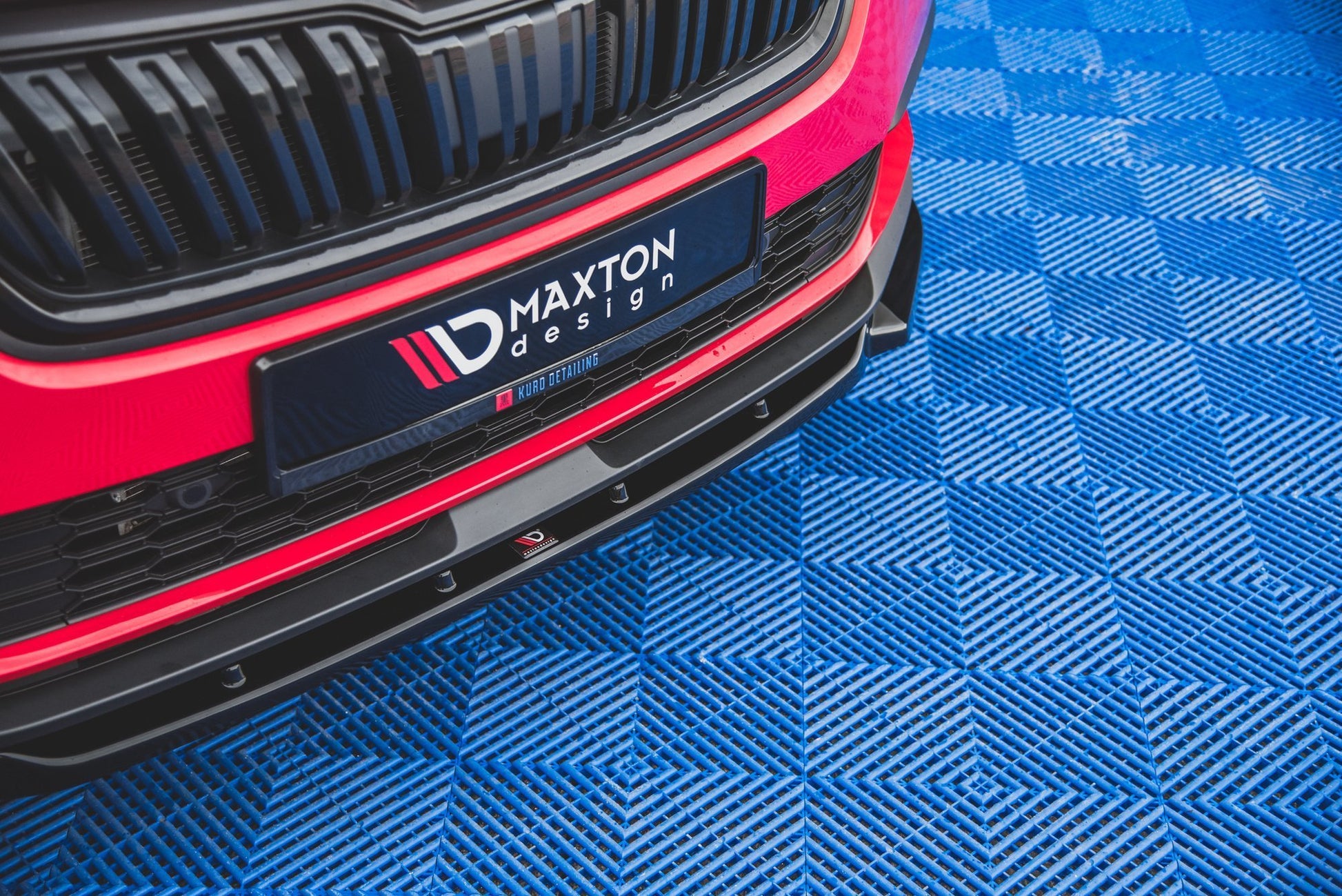 Front Ansatz V.1 für Skoda Kamiq Carbon Look